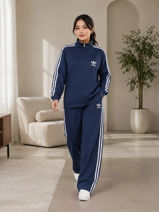 Ayollar sport kostyumi, 2 ip trikotaj, kundalik kostyum, standart 46–50