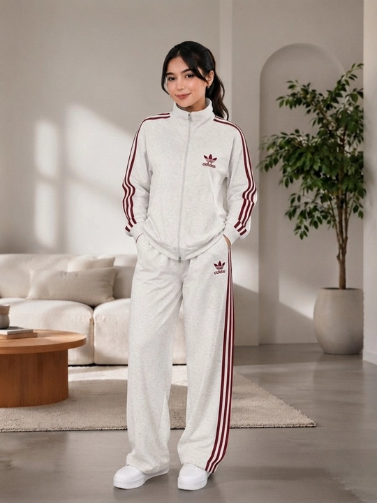 Ayollar sport kostyumi, 2 ip trikotaj, kundalik kostyum, standart 46–50