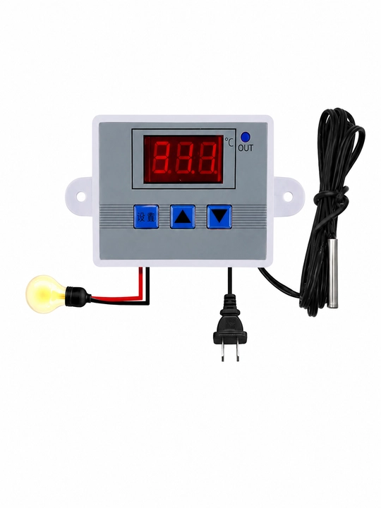 Raqamli termoregulyator XH-W3002, aqlli harorat nazorat qilgich datchik bilan (220V)
