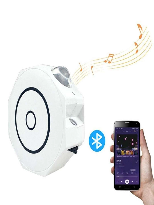 Bluetooth funksiyasiga ega "Yulduzli osmon" tungi chiroq-proyektori