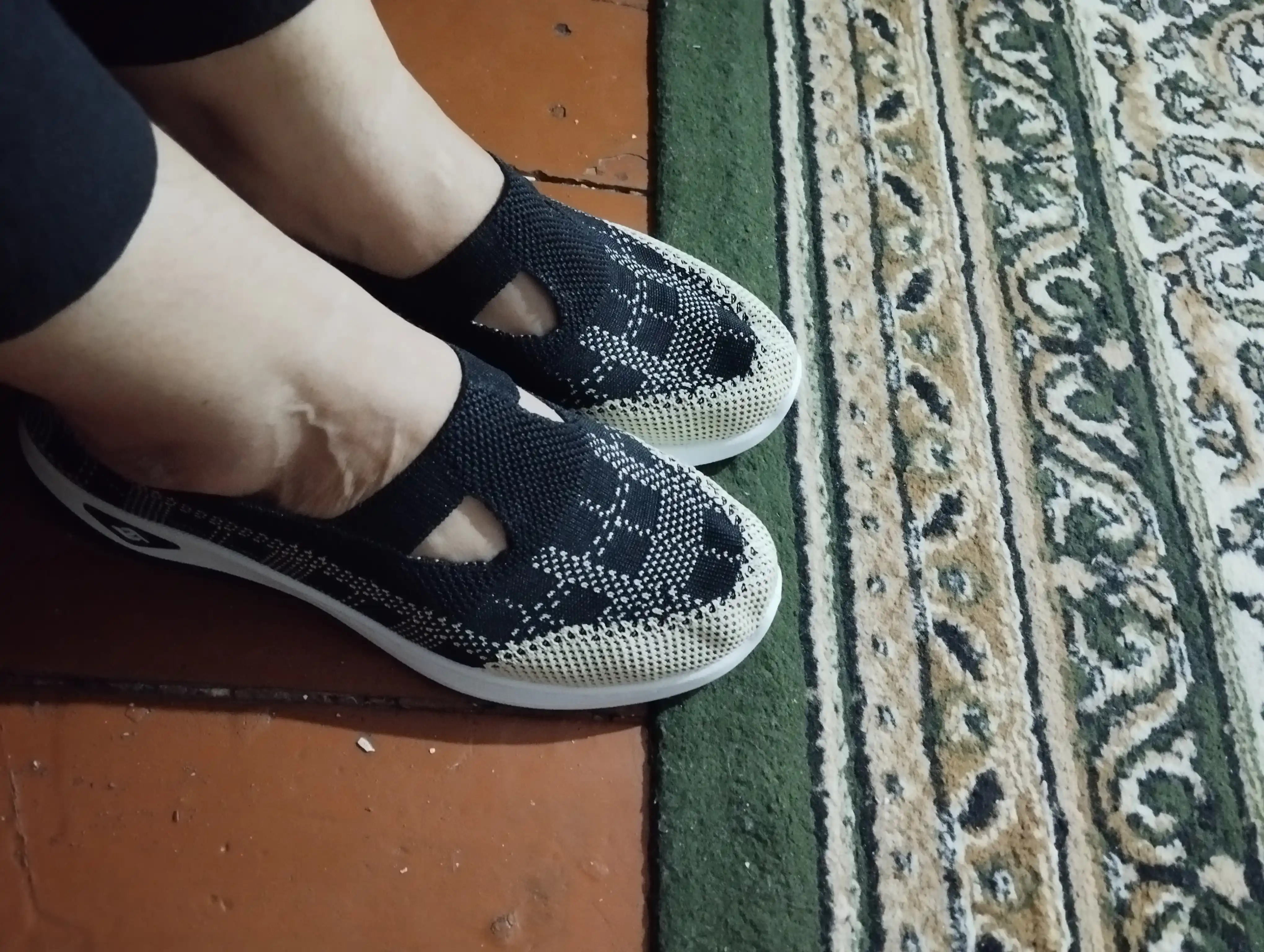 Летние слипоны для женщин и девочек, мягкие мокасины SoftWalk Eva с мягкой подкладкой