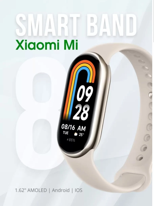 Xiaomi Smart Fitness Bilaguzuk, Mi Xiaomi Smart Band 8 Global Versiyasi - 