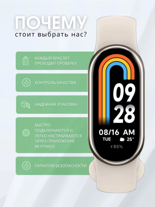 Xiaomi Умный Фитнес-браслет ,Mi Xiaomi Smart Band 8 Глобальная Версия