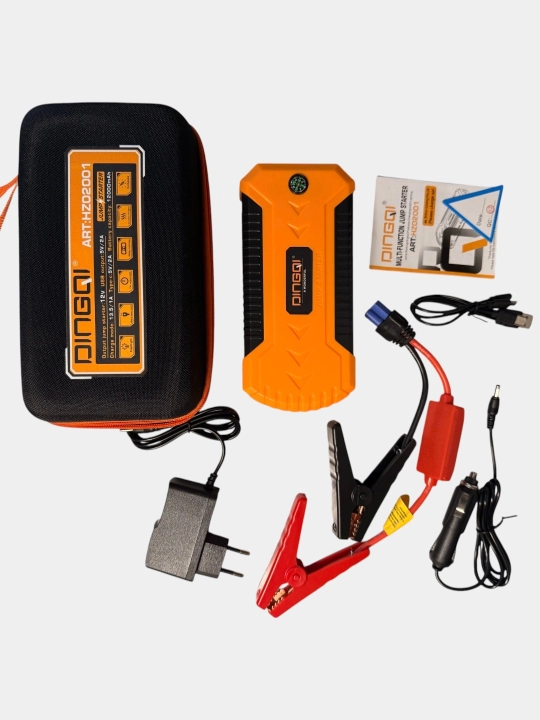 Dingqi HZ02001 avtomobil uchun ishga tushirish qurilmasi, 12000 mA/soat, 600A
