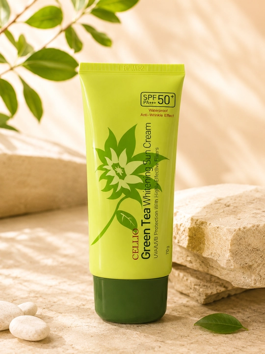 Quyoshdan himoyalash yuz kremi CELLIO Collagen White, SPF 50+, 70 g