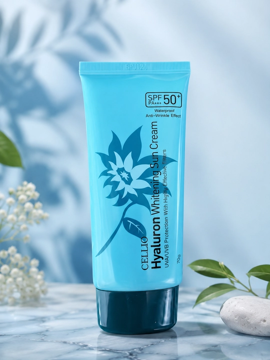 Quyoshdan himoyalash yuz kremi CELLIO Collagen White, SPF 50+, 70 g