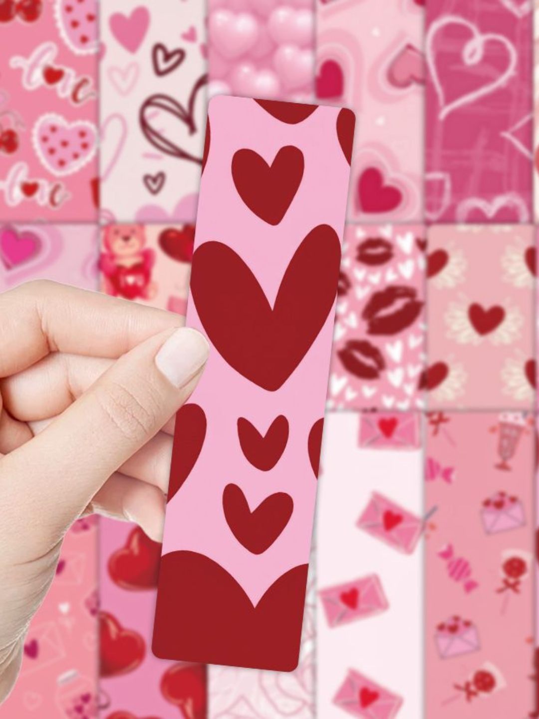 Картонные закладки для книг bookmark набор из 6 штук, разные дизайны, случайный выбор