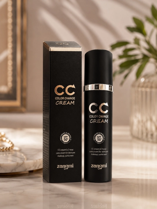 Zangmi CC Color Change Cream SPF50 PA+++ yuz uchun tonal CC krem 50 ml, Koreya