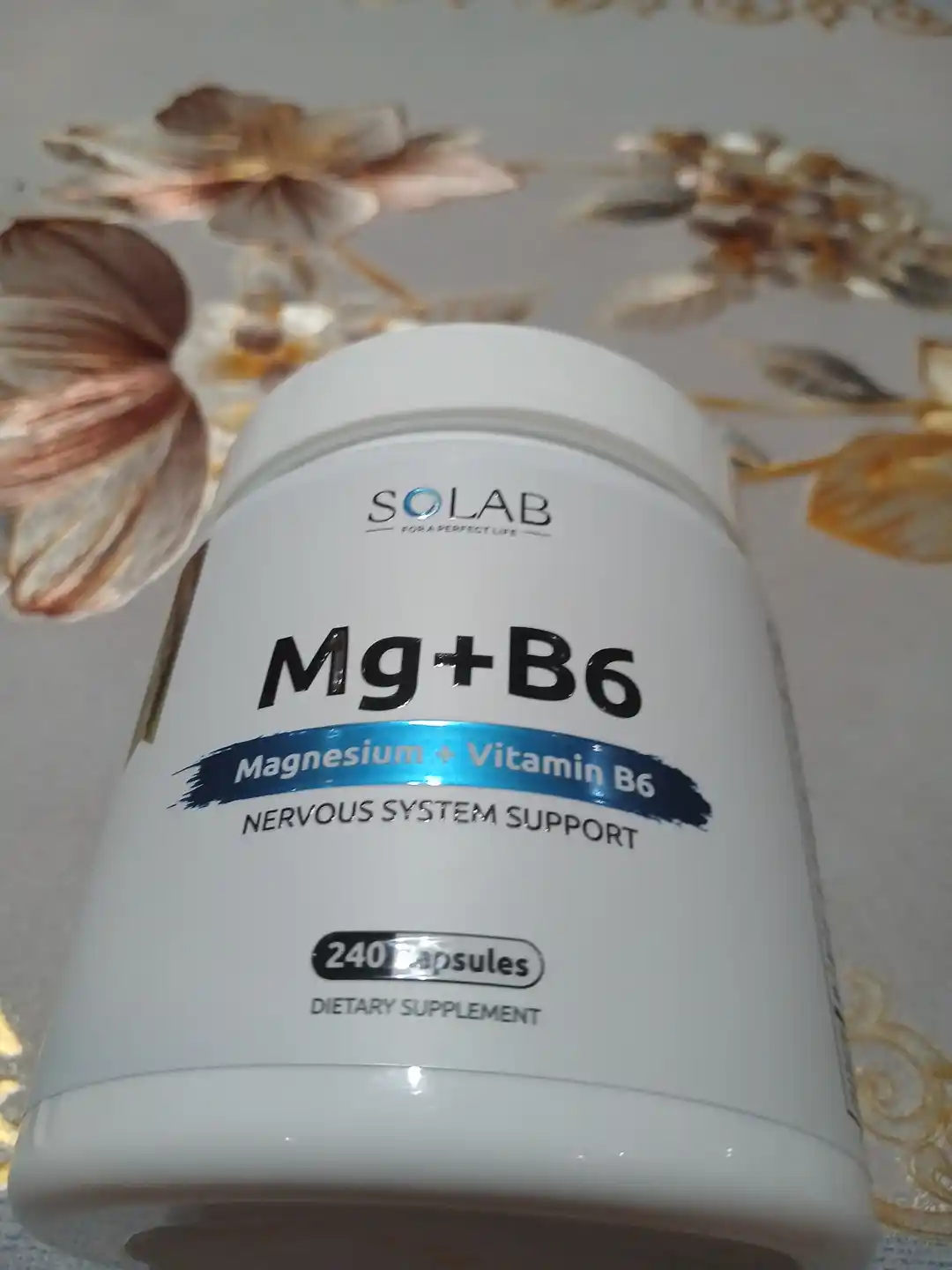 Magniy + B6 vitamini, SOLAB, 240 kapsula
