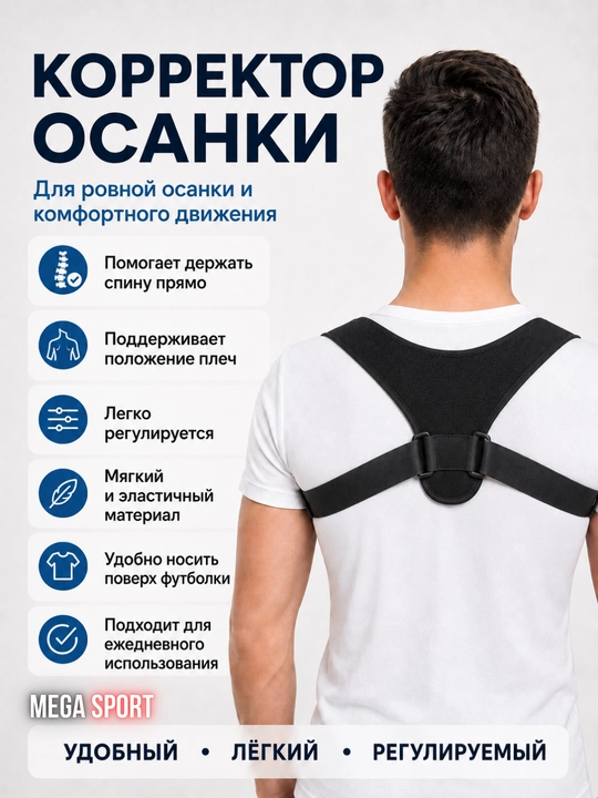 Kundalik foydalanish uchun qomatni to‘g‘rilovchi moslama