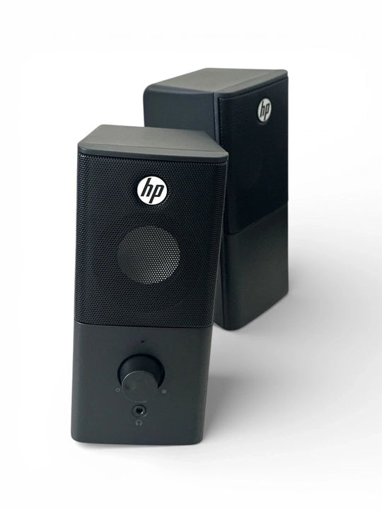 HP DHS-2101 USB Multimedia Stereo Dinamiklari, 12W Kompyuter va Noutbuk uchun Karnaylar