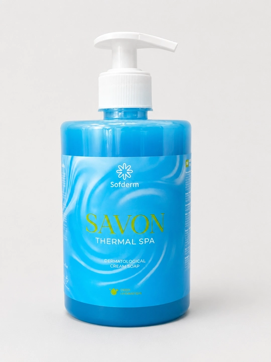 Sofderm Savon Thermal Spa Deep Hydration krem-sovuni, dozator bilan