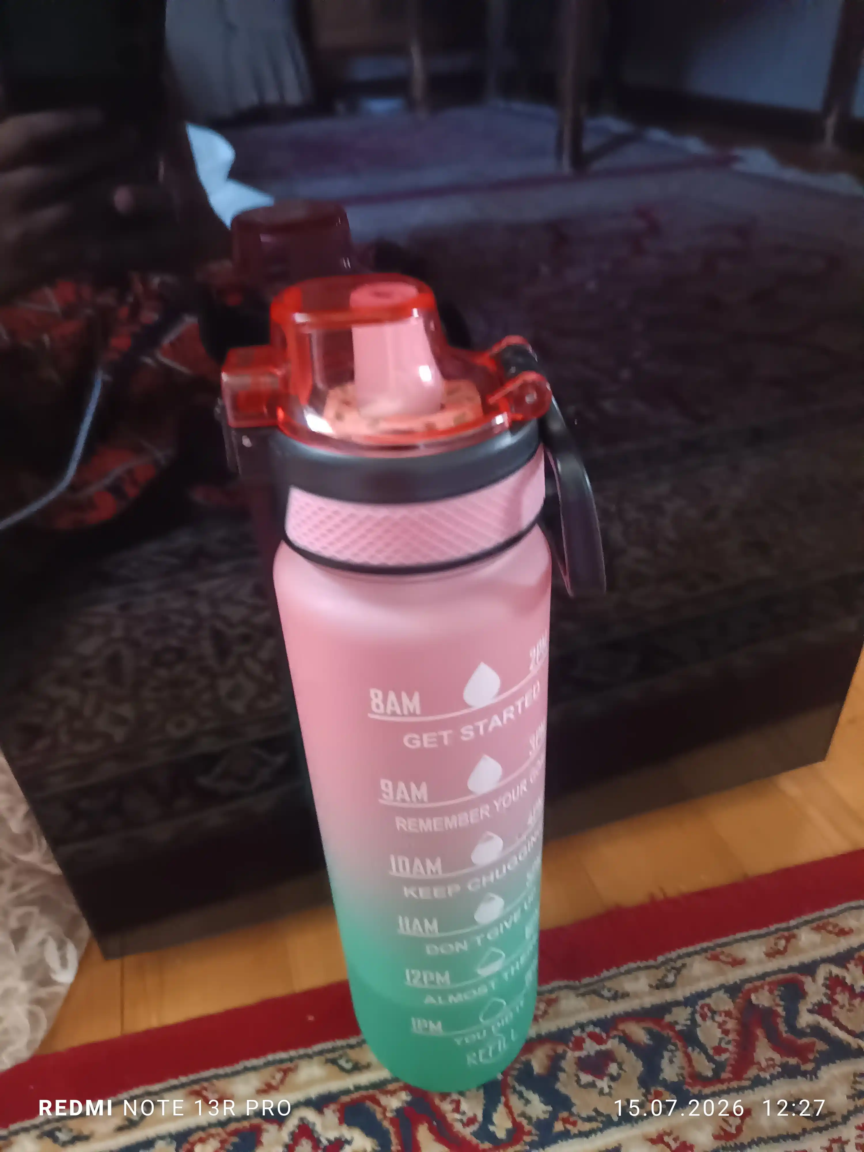 Бутылка для воды, air up, 1000 мл, 1 ароматическая насадка, для спорта