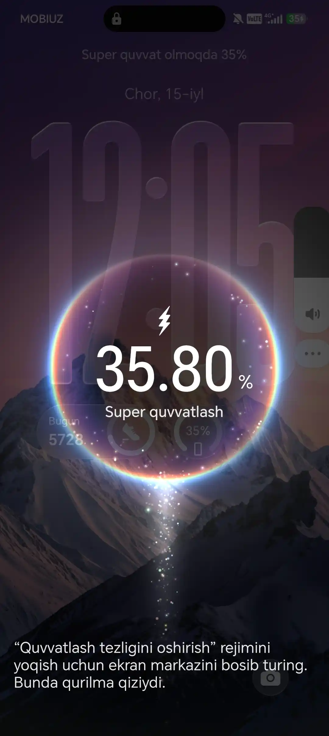 Zaryadnik Samsung Super Fast Charging 45W Type-C adapter kabeli bilan, 1 yil kafolat bor