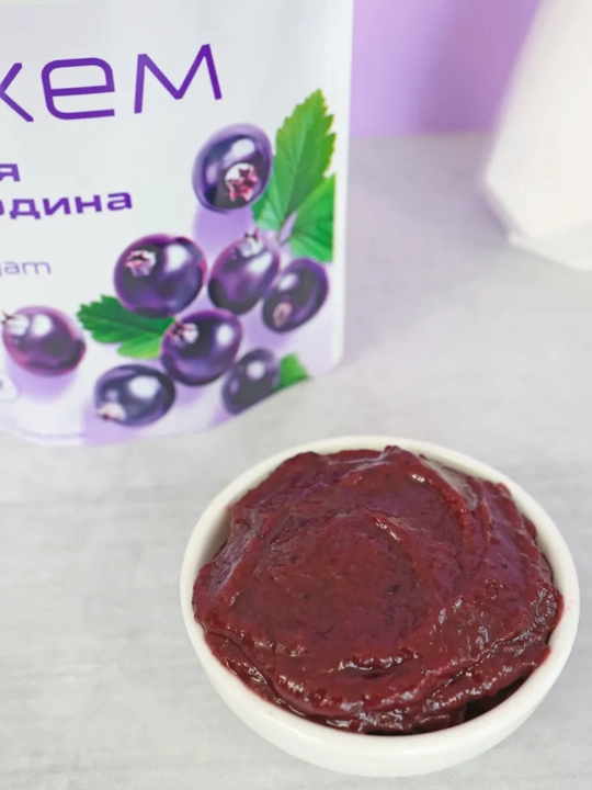 Джем без сахара FitParad, низколорийнная сладость со вкусом черники, Дой-пак, 200 г
