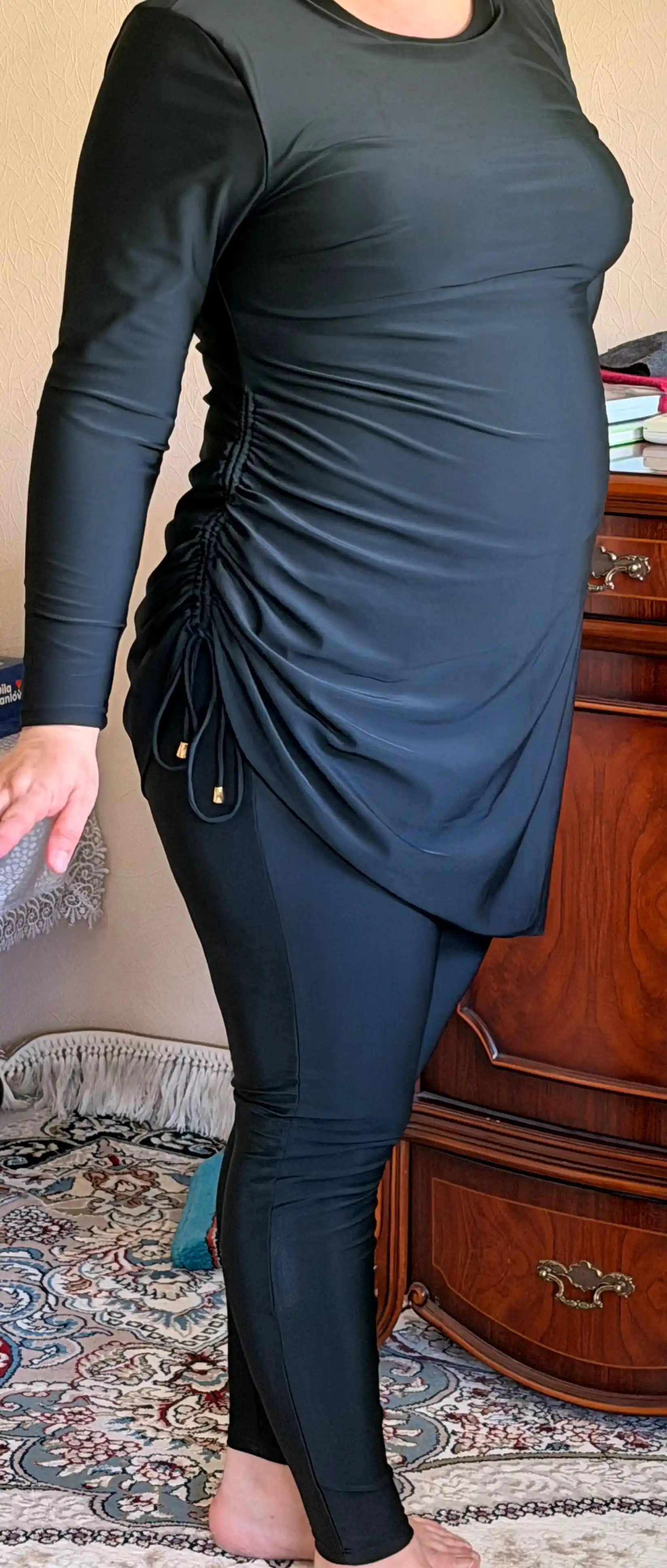 Kupalnik ayollar uchun burkini Kioko, yopiq musulmon kupalnik