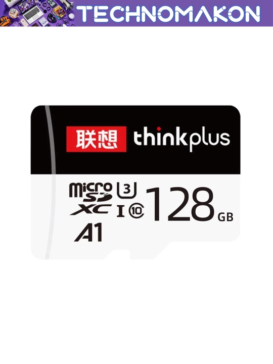 Карта памяти Lenovo Thinkplus, 16 / 32 / 64 / 128 / 256 GB, 100 Mb/s, Micro SD