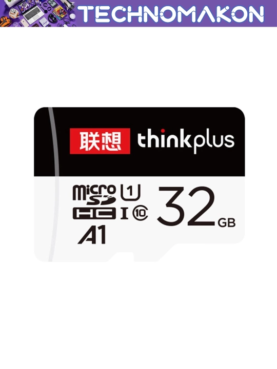 Карта памяти Lenovo Thinkplus, 16 / 32 / 64 / 128 / 256 GB, 100 Mb/s, Micro SD
