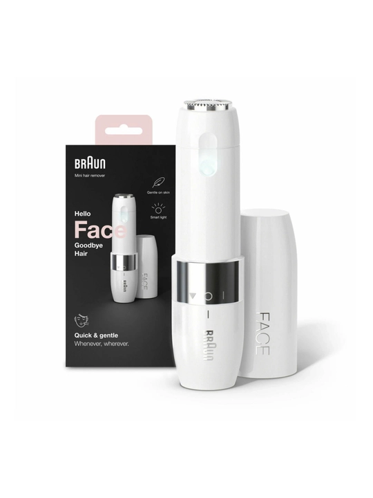 Yuz uchun epilyator Braun Face FS-1000. Yuzdagi nozik tuklarni olib tashlash uchun