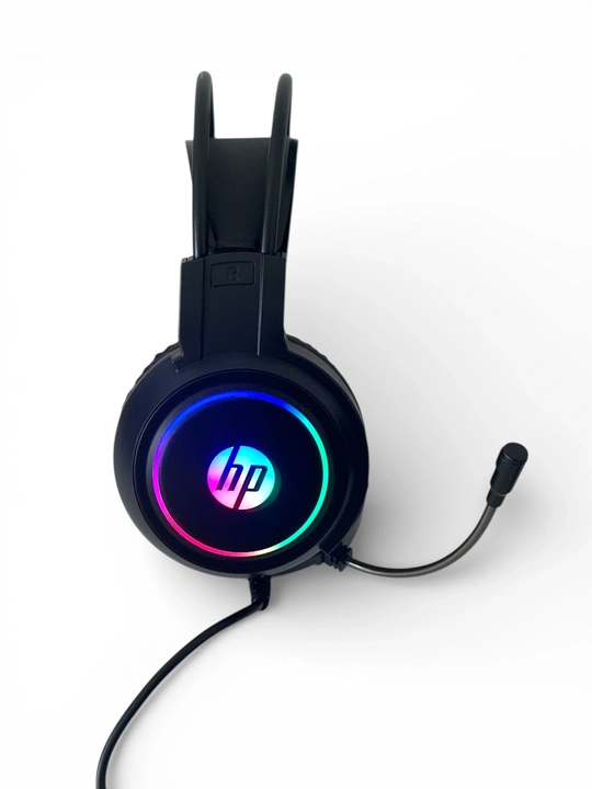 Hp h100 gaming headset rgb mikrofonli simli quloqchin, kompyuter va notebuk uchun