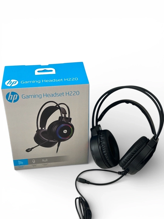 Hp h220 rgb gaming headset проводная игровая гарнитура с микрофоном для пк