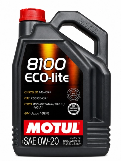 Motor moyi MOTUL 8100 ECO-lite SAE 0W-20 100% sintetik, 5 litr