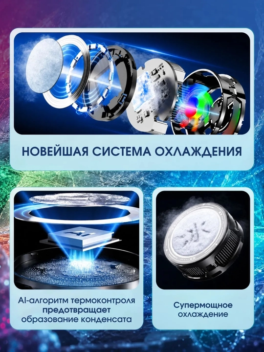 MEMO/CX15, кулер для телефона, охладитель смартфона Android и iPhone