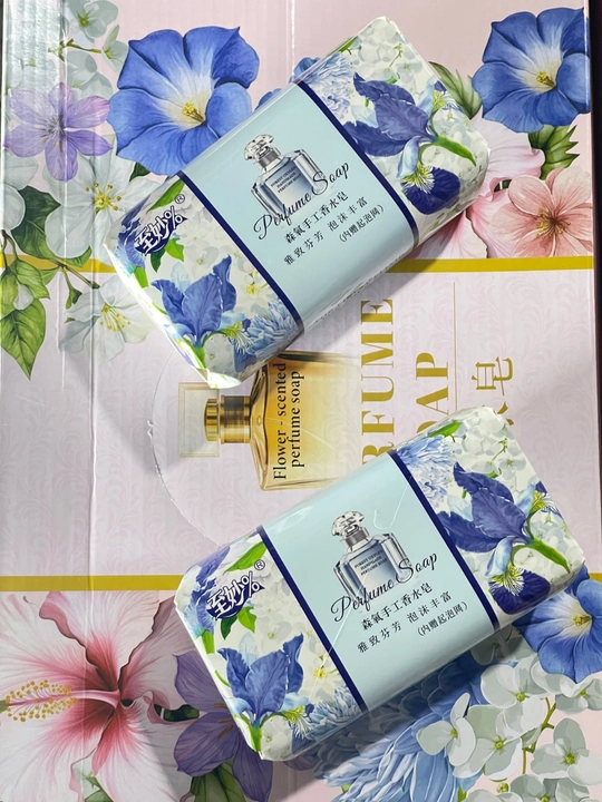 Perfume Soap xushbo‘y pardoz-andoz sovuni,qo‘l, yuz va tana uchun, 2 ta xushbo‘y hidga ega