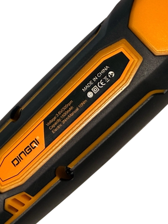DINGQI JE01828 3.6V akkumulyatorli otvyortka, 300 ayl/min,28 ta bit to‘plami, USB Type-C