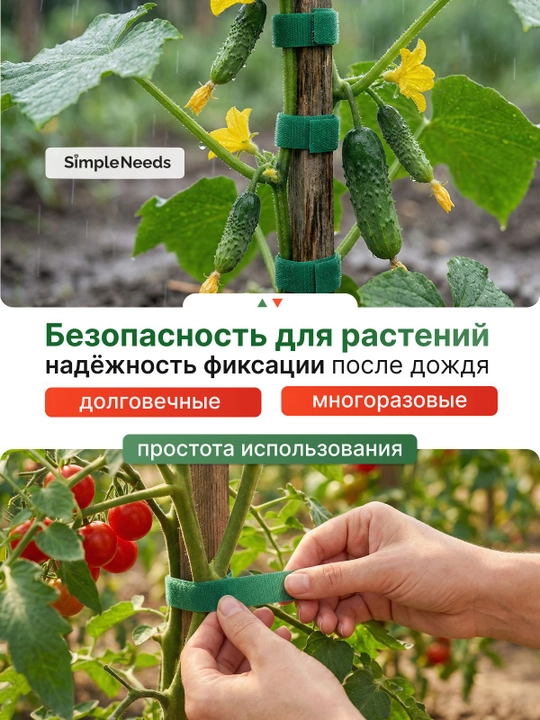 Подвязка для растений 100 штук 