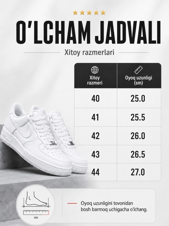 NIKE bahor va yoz uchun erkaklar  krossovkalari, o'lcham 40-44
