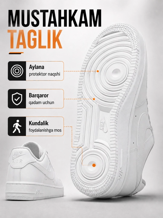 NIKE bahor va yoz uchun erkaklar  krossovkalari, o'lcham 40-44