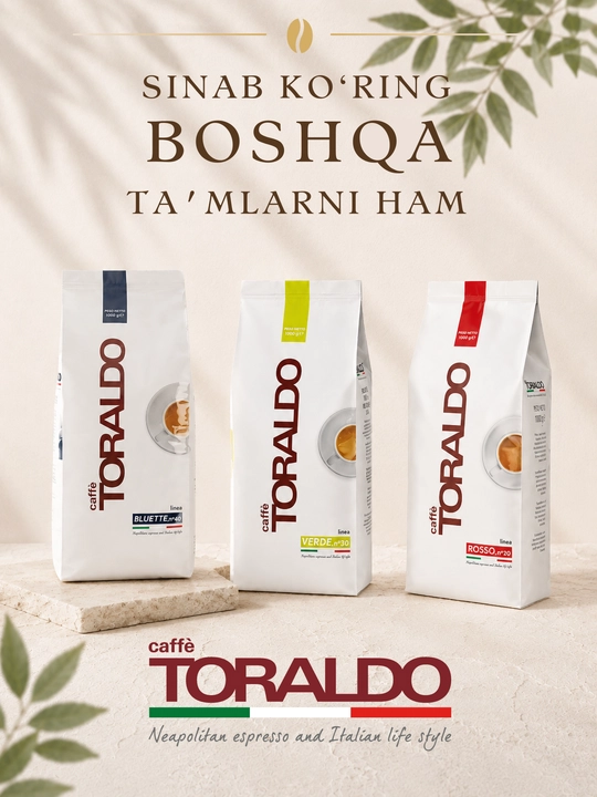 Toraldo Miscela Super Bar Arancio donali kofe 90% arabika 1 kg