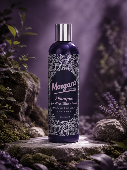 Morgan’s Women’s Purple Shampoo for Blonde/Silver Hair - Binafsha rangli shampun - 