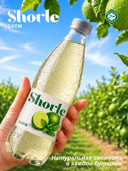 Напиток SCHORLE Лайм 0,5 л PET × 12 шт - 