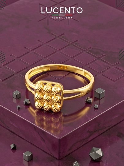 Кольцо LUCENTO JEWELLERY 585 пробы из золота - 