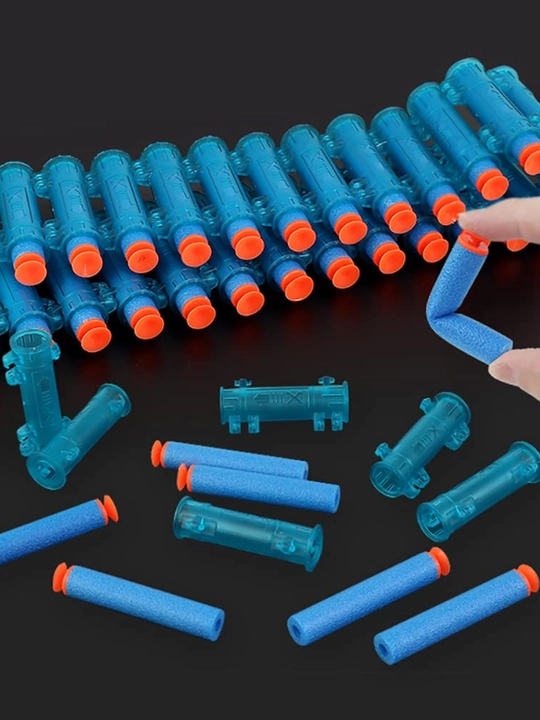 Электрический игрушечный автомат Gatling с USB-зарядкой, треногой и 40 патронами