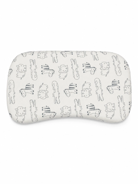 Yangi tug‘ilgan chaqaloqlar uchun Memory Cloud (25×45×3 sm), bolalar ortopedik yostig‘i