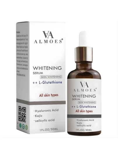 VA ALMOES Whitening Serum с L-Глутатионом, освежающий кожу, 30 мл - 