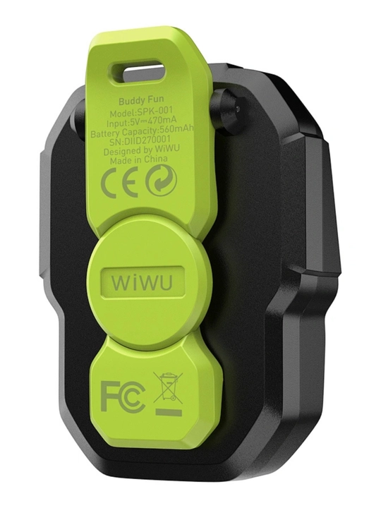 WIWU SPK-001 Buddy Fun Магнитная Mini Bluetooth Колонка IPX7 Type-C