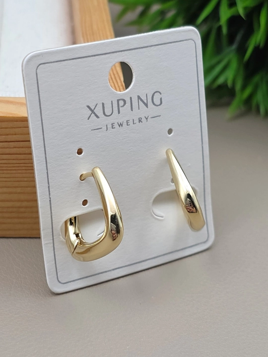 Золотого цвета серьги для женщин, бижутерия, Xuping