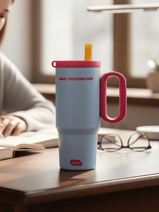 Termokruzhka issiq va sovuq ichimliklar uchun, zanglamas po'lat 316, ish, ofis uchun 750 ml