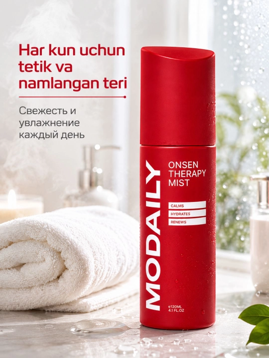 Спрей-мист для лица MODAILY Onsen Therapy Mist, увлажняющий, 120 мл