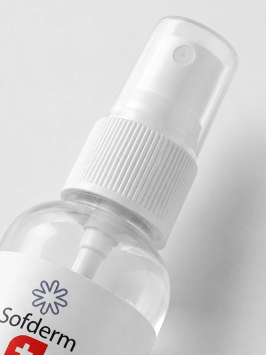 Sofderm antiseptik parfyumeriya spreyi qoʻl, havo va yuzalar uchun 50 ml