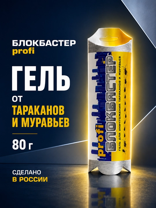 Blockbuster Profi suvarak va chumolilarga qarshi gel 80 g