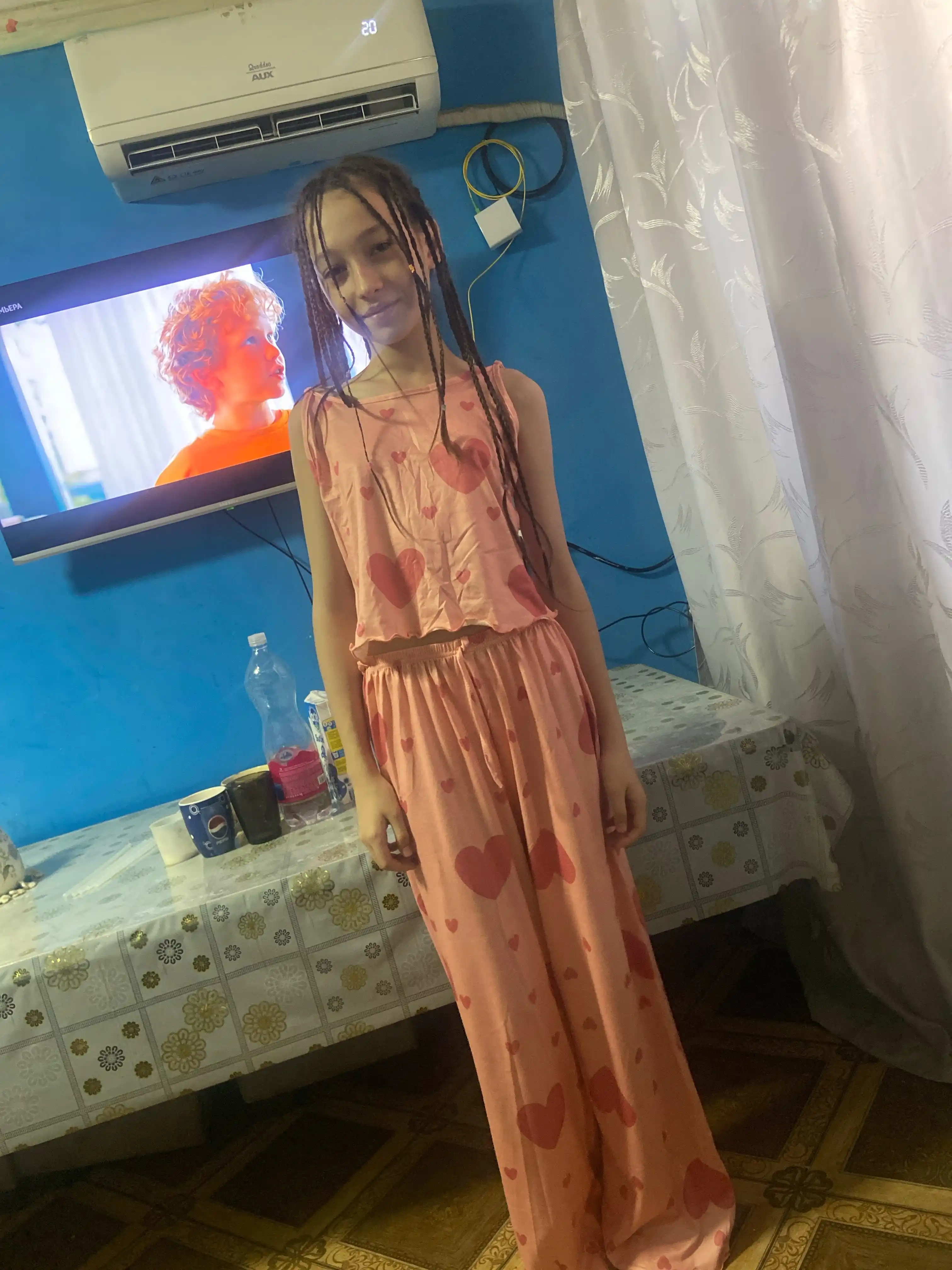 Pijamaayollar uchun, yumshoq pijama to‘plami, 4 qismli mayka, top, shortik va shim