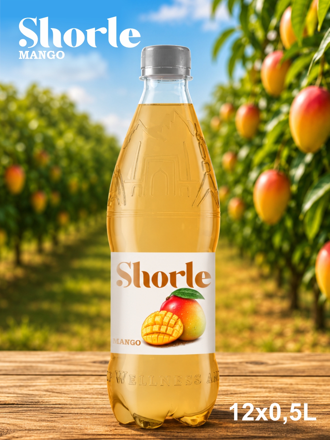 Сокосодержащий напиток "Shorle" со вкусом манго 0,5л / 12шт (ПЭТ)