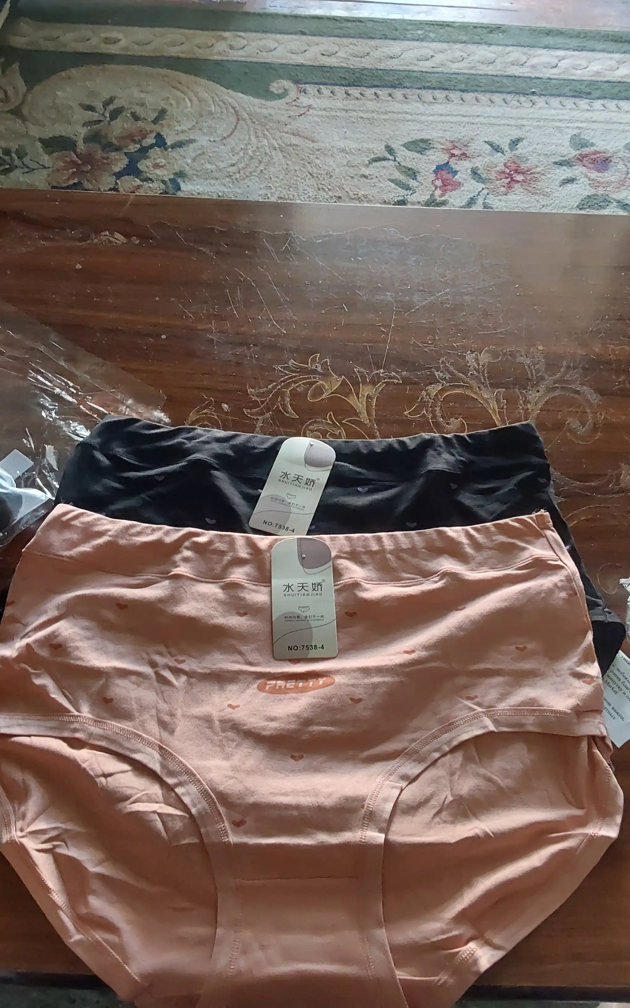 Ayollar uchun katta o‘lchamli ichki kiyim, 2 dona to‘plam, 62-64, 6-8 XL, oversize