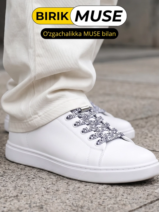 BIRIK MUSE elastik shnurlari, metall fiksatorli, 100 sm