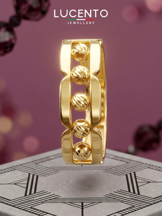 Кольцо LUCENTO JEWELLERY из золота 585 пробы
